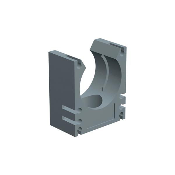 PEMSA 31095700 Soporte para fijación de tubos flexibles de la gama Pemsaflex®, DN36 en color Gris RAL 7011