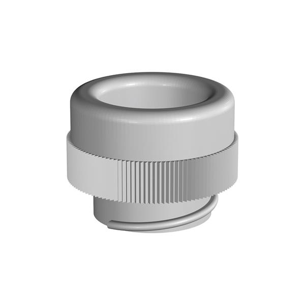 PEMSA 37003121 Casquillo RP de polietileno para protección del cableado, DN21 en color Gris RAL 7035.