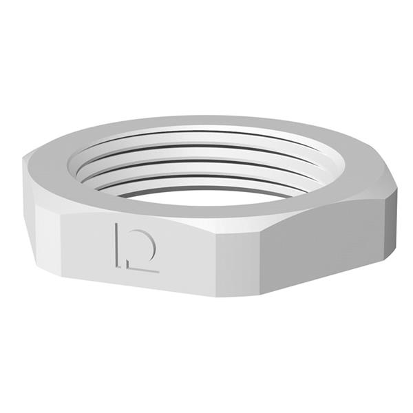 PEMSA 40020009 Tuerca de poliamida TCP para conexión de racores o elementos roscados, PG 9 en color Gris R