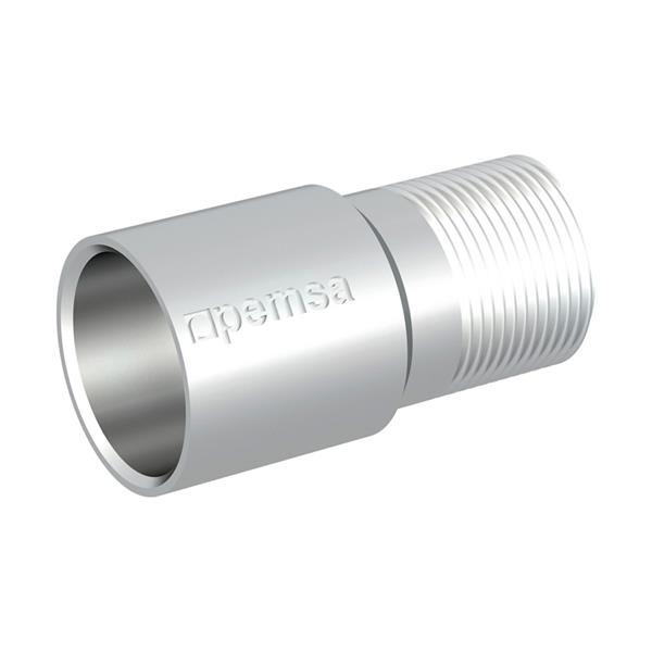 PEMSA 55007040 Manguito acoplamiento para la conexión de tubos RL, M40 acabado electrocincado EZ.