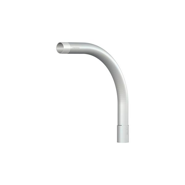 PEMSA 55014050 Curva 90° roscada para la conexión de tubos RR, M50 acabado electrocincado EZ.