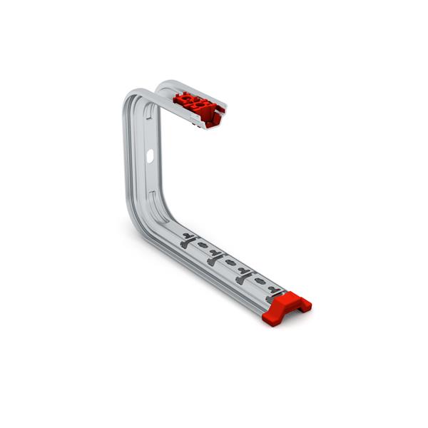 PEMSA 62022104 Soporte omega techo SPLUS para bandejas Rejiband® y Pemsaband®, de 100 mm de ancho, en acer