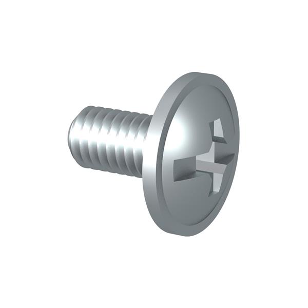 PEMSA 67010100 Tornillo cabeza DIN603 para fijación y unión de accesorios en instalaciones con bandejas Pe