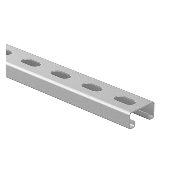 PEMSA 67030075 Rail metálico 41x21x1.5 mm para estructuras de soporte de bandejas, en acero, acabado sendz
