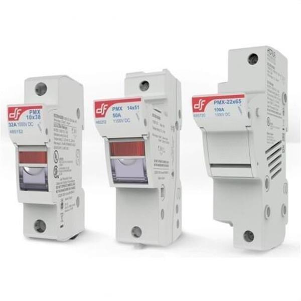 DF 485150 *BASE PORTAFUSIBLE PMX10x38 UNIPOLAR 1 MODULO SIN INDICADOR CORRIENTE CONTINUA