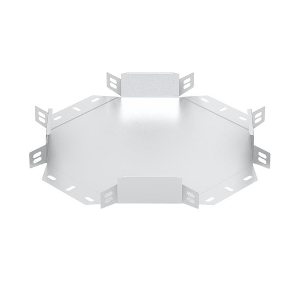 PEMSA 70024220 Cruce sistema Click para bandejas Pemsaband® e Inducanal®, de 60x200 mm, en acero, acabado 