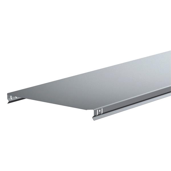 PEMSA 73021200 Tapa recta para cubrir tramos de bandejas, ancho 200 mm, en acero, acabado sendzimir PG