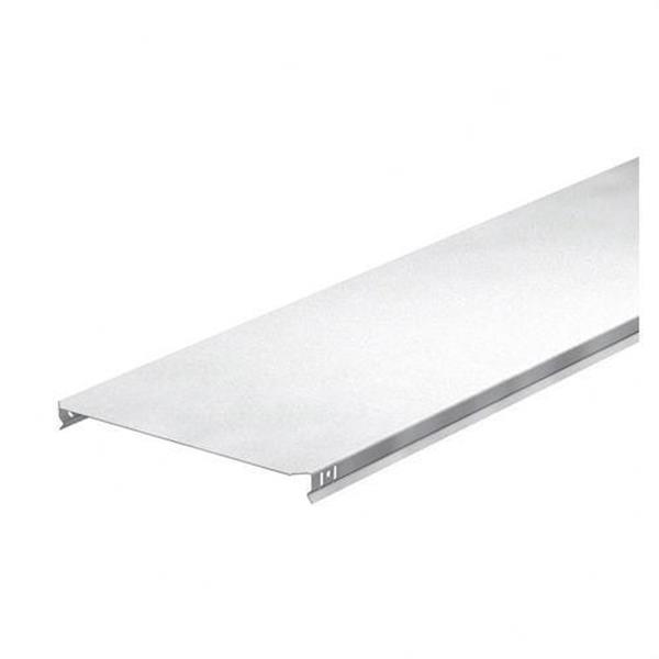 PEMSA 73031100 Tapa recta para cubrir tramos de bandejas, ancho 100 mm, en acero, acabado galvanizado cali