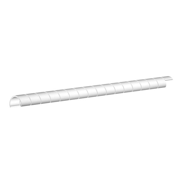 PEMSA 91021060 Cinta helicoidal de polietileno, DN6 6/40 mm, color Blanco RAL 9010.