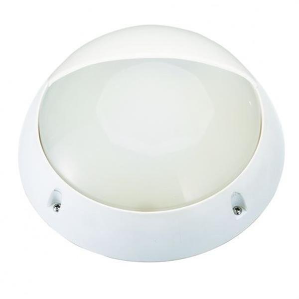 FENOPLASTICA 8319 B LED Aplique redondo policarbonato visera led 6500K blanco