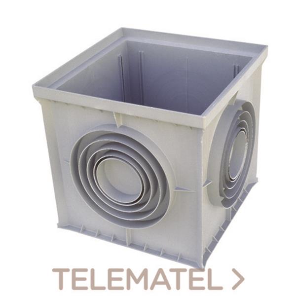 HYDRAFIX 3610555 ARQUETA PLASTICO 550x550x550mm GRIS