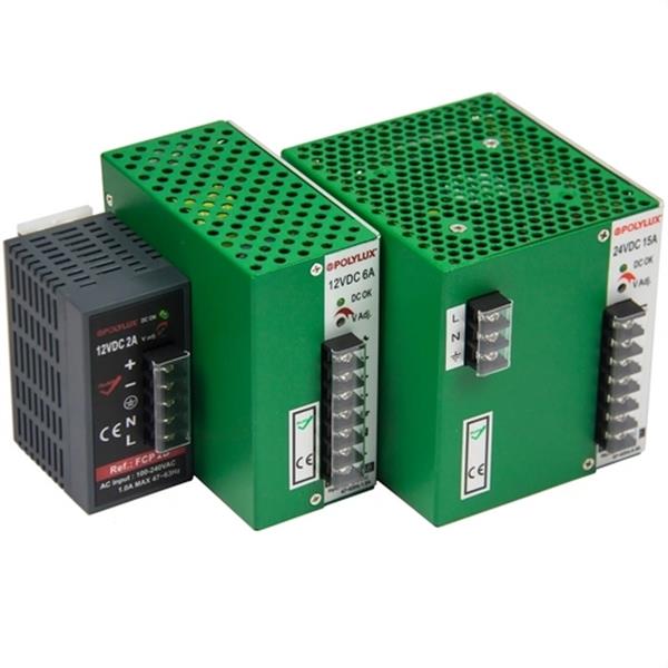 POLYLUX FCP3 Fuente alimentación conmutado FCP 3A DC E/100-240V AC S/24V DC IP20
