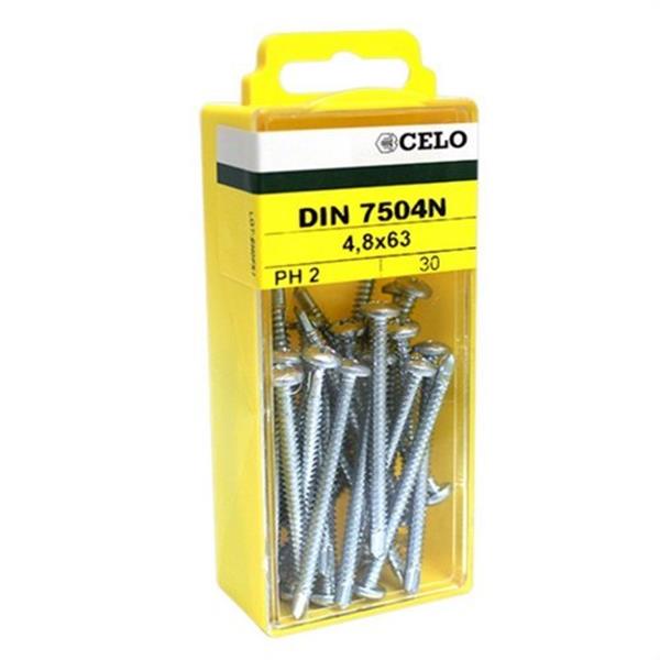 CELO 435137504N Juego de tornillos DIN7504-N 3,5x13 acero (160 unidades)