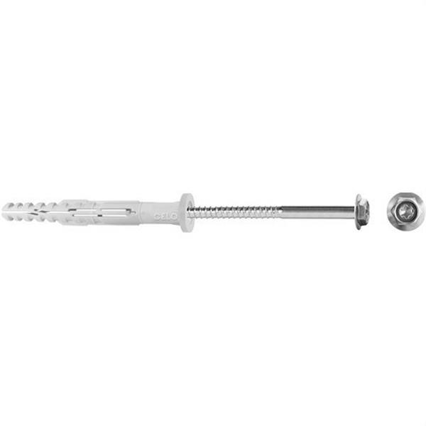 CELO 91080MFRFB Taco collarín + tornillo MFR -FB HEX 10x80mm acero
