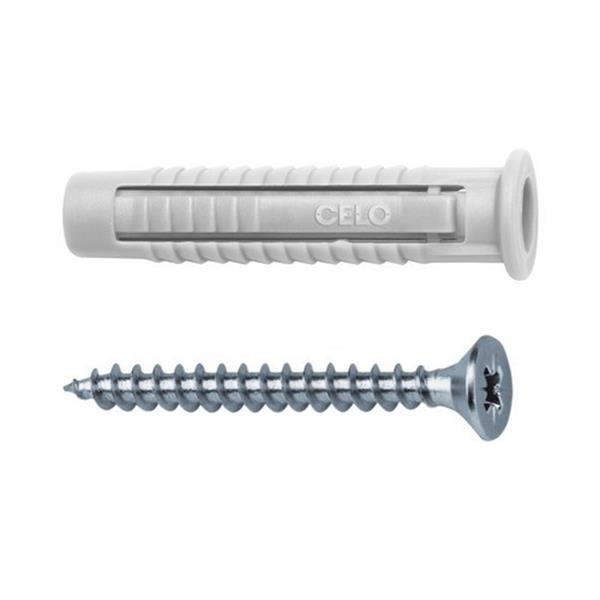 CELO 96FXSZ Taco + tornillo POZI FX diámetro 6x30mm