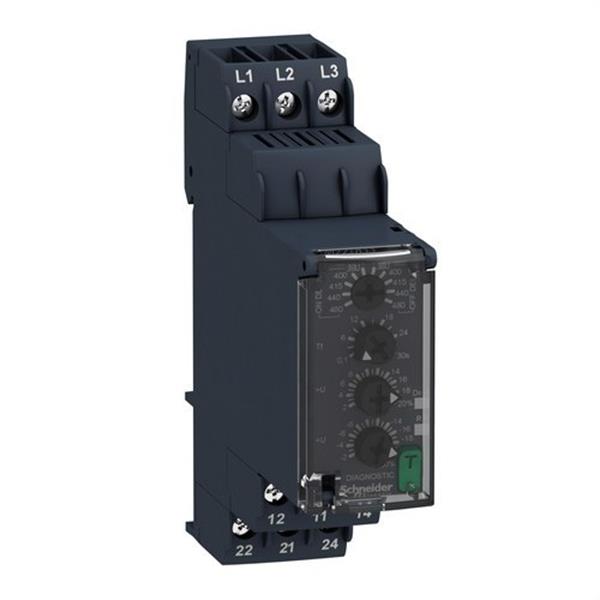SCHNEIDER ELECTRIC RM22TR33 Relé control trifásico 380-480V AC 2 C/O