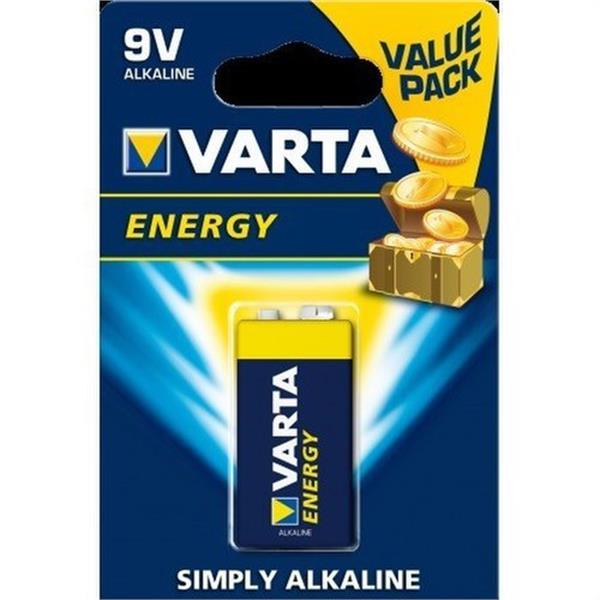 VARTA 04122229411 Pila alcalina Energy 6LR61 (Blíster 1u)