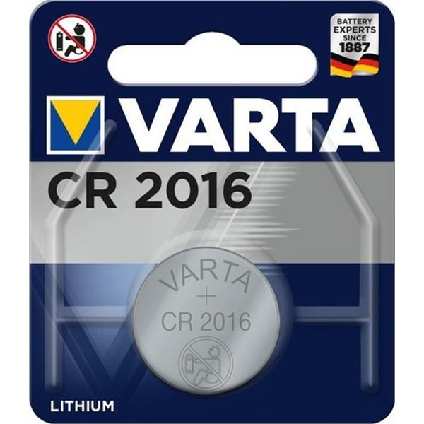 VARTA 6016112401 Pila botón CR2016 3V litio (Blíster 1u)