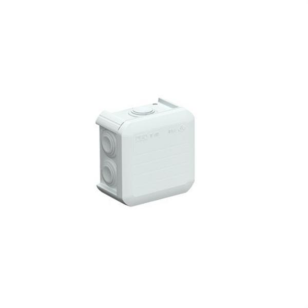 OBO-BETTERMANN 2007045 Caja derivación T40 90x90x52 con cono entrada polipropileno libre de halógenos gris