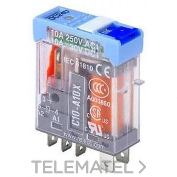 RELECO C10-A10X/AC24V Relé Interface estándar 1 contacto 24V CA