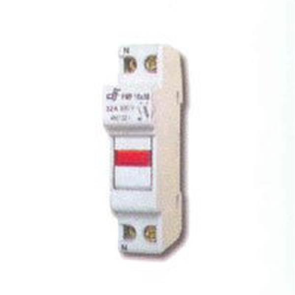 DF 480132 Base portafusible UTE 1 + N 2 módulos 10x38 sin indicador