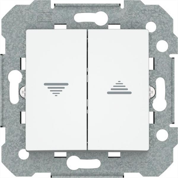 BJC 23565 Pulsador persianas serie Viva en blanco
