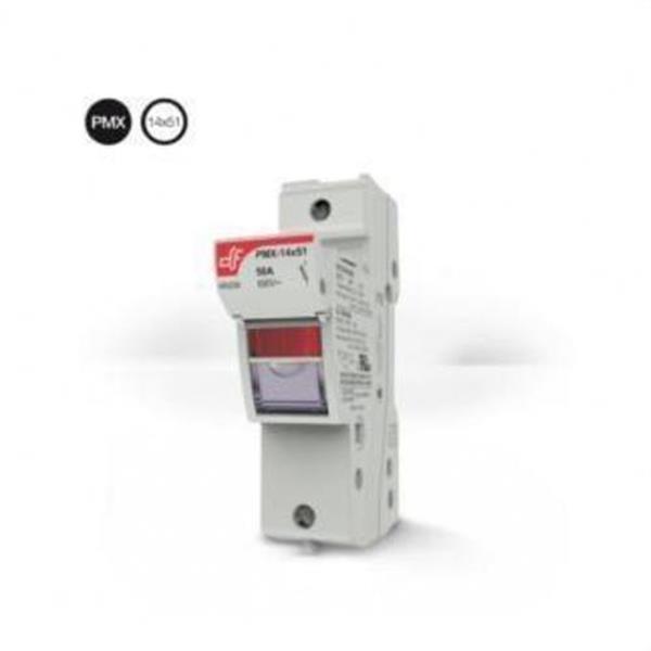 DF 485211 Base portafusible PMX-14 3P 14x51 con indicador