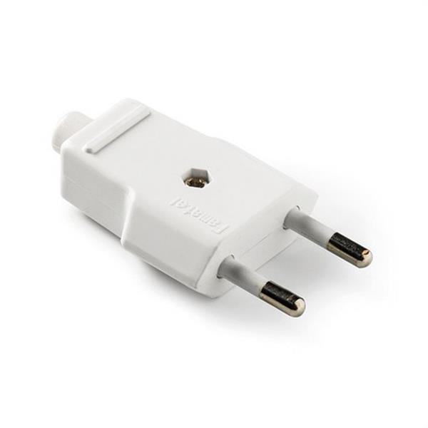 FAMATEL 1001 Clavija 10A-250V de color blanco