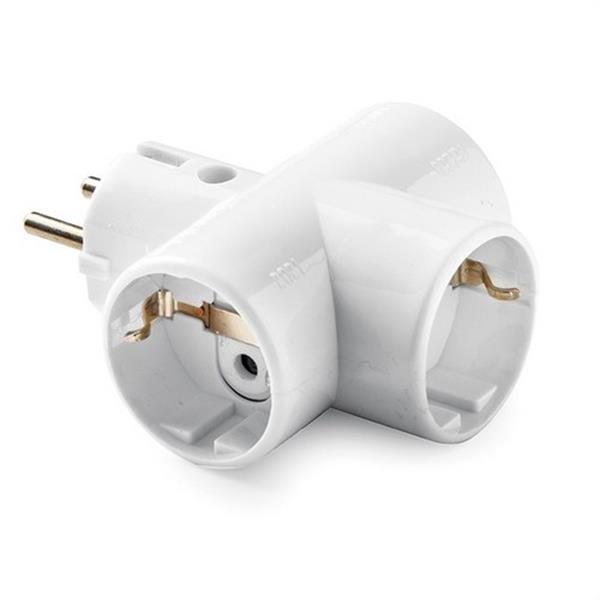 FAMATEL 1303 Clavija TT lateral +3 bases TT lateral 16A-250V