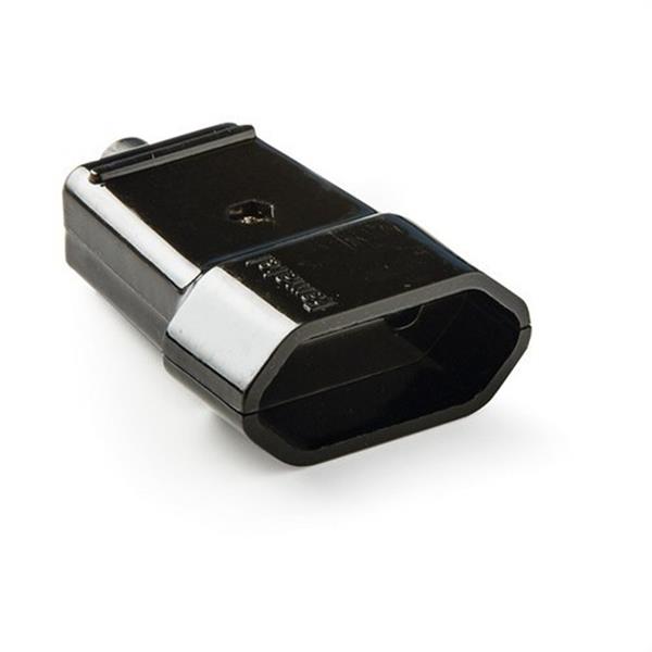 FAMATEL 2002-N Toma de corriente en negro 10A-250V