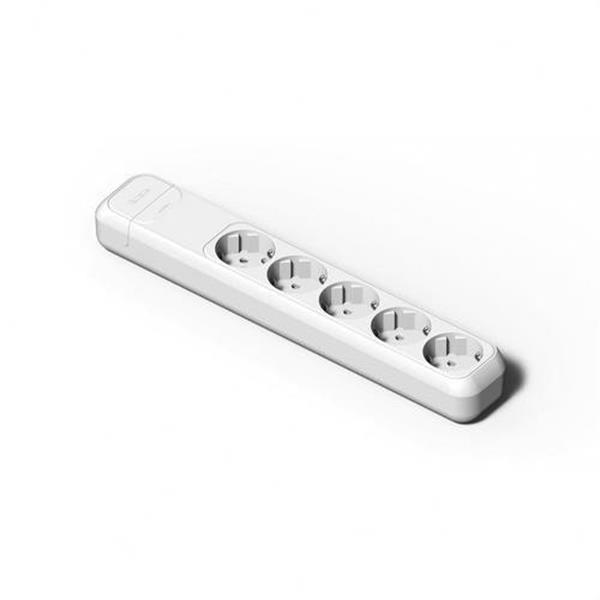 FAMATEL 2505 Base 5 tomas 16A-250V de color blanco