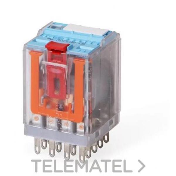 RELECO C4-A40X/DC12V Relé indicador 4 contactos estándar 12V CC LED