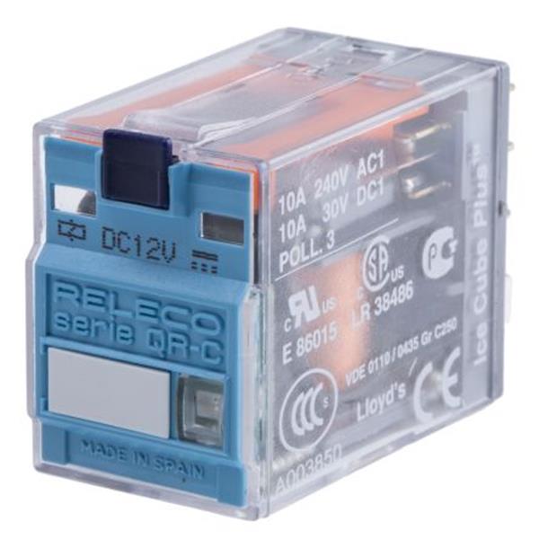 RELECO C7-A20X/DC12V Relé miniatura de potencia estándar 12V CC LED