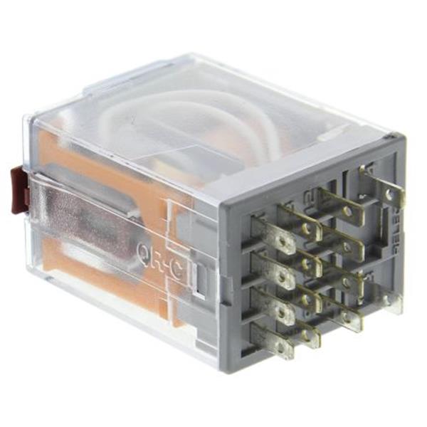 RELECO C9-A41X/AC24V Relé miniatura 4 contactos estándar 24V CA LED