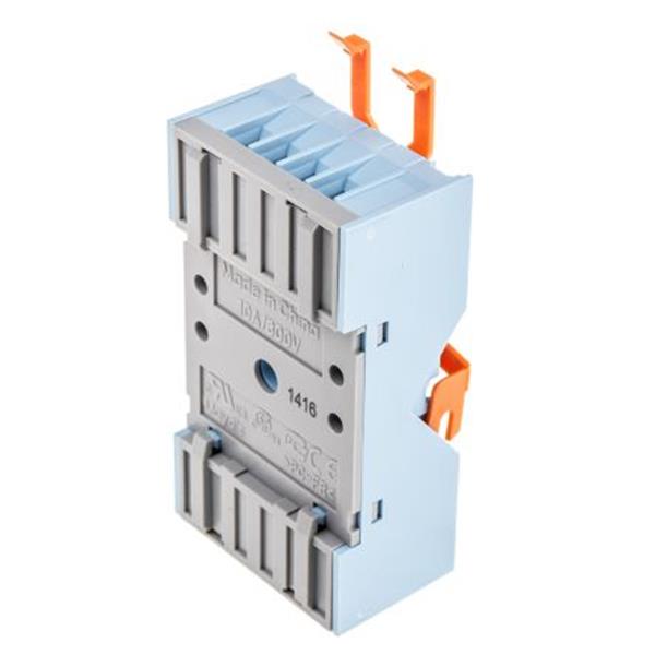 RELECO S2-B Base panel/riel din conexión delantera 2P un nivel 10A 300V para borna