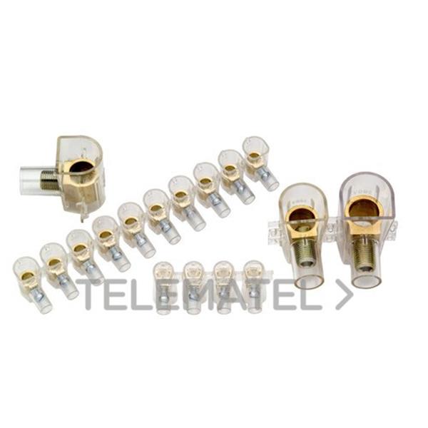 TEKOX 506 Regleta conexión aérea 10P 2x6mm²