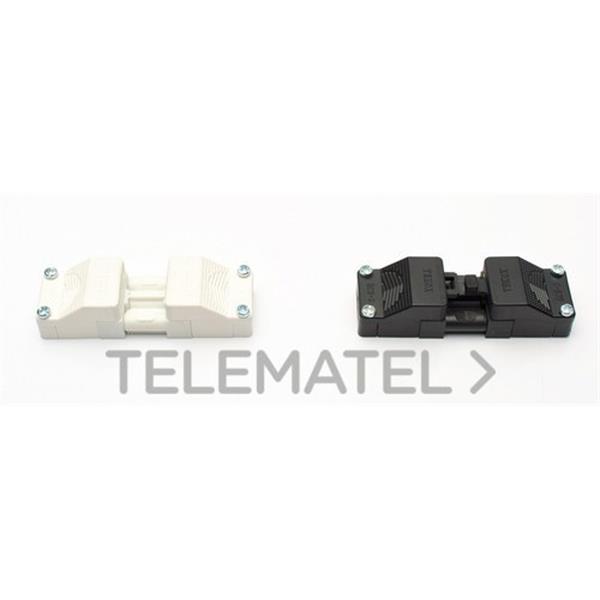 TEKOX BCS-3/M1-N Conjunto enchufe M 2P+T 1 cable diámetro 6,5-8,3 negro
