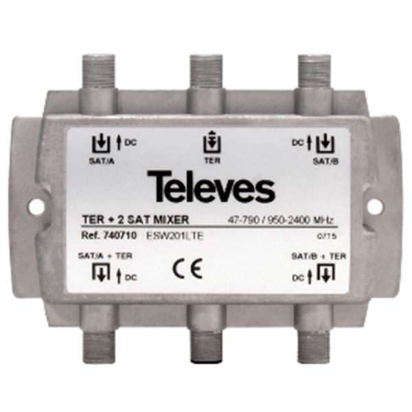 TELEVES 740710 Mezclador repartidor 3E/2S-F