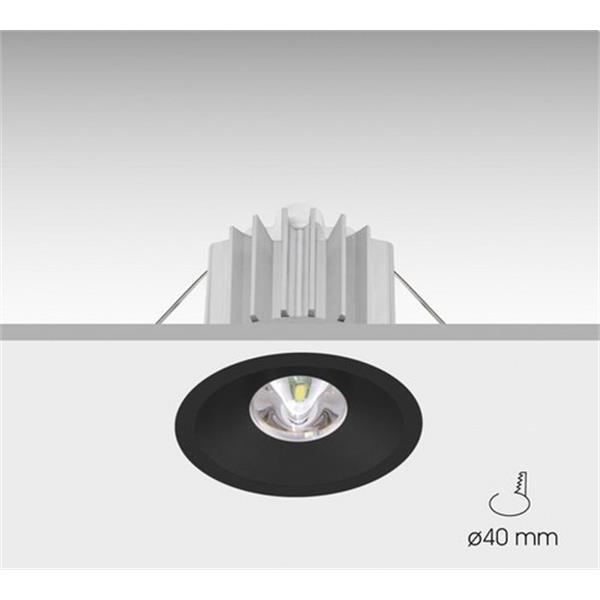 DAISALUX IZAR N30 A (N) Luminaria de emergencia Izar led N30-A antipánico negro