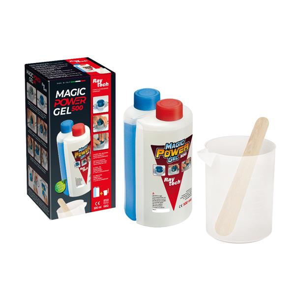 RAYTECH MAGICPOWER-500 Gel aislante bicomponente MAGIC POWER GEL 500 botella bicompartimentada 2x250cc