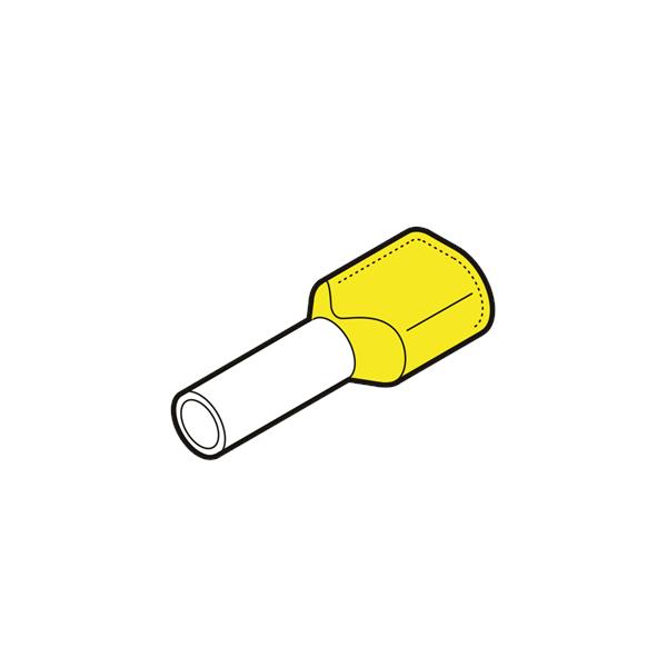 CEMBRE PKT614 Puntera PKT TWIN 2x6 14,0mm amarillo