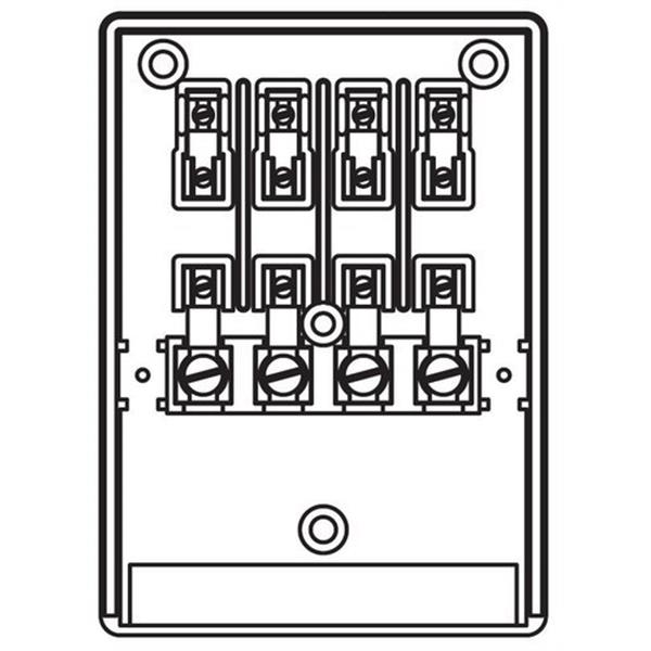 CLAVED AC41021 Cofred alumbrado público 1465/4P-M IP13 35mm²