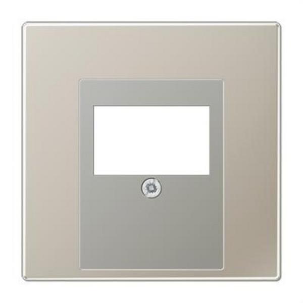 JUNG ES2969T Placa para módulo comunicación KNX/USB toma altavoz acero