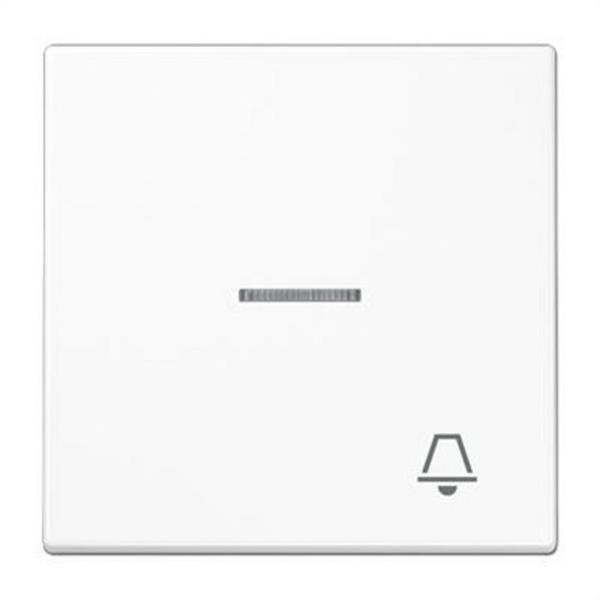 JUNG LS990KO5KWW Tecla KNX con visor símbolo timbre blanco alpino