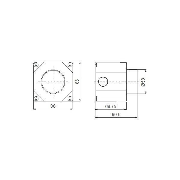 DAISALUX KE AQUA Caja para empotrar serie Aqua