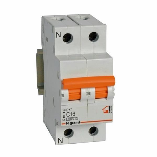 LEGRAND 419926 Magnetotérmico vivienda RX3 1P + N 6kA 16A