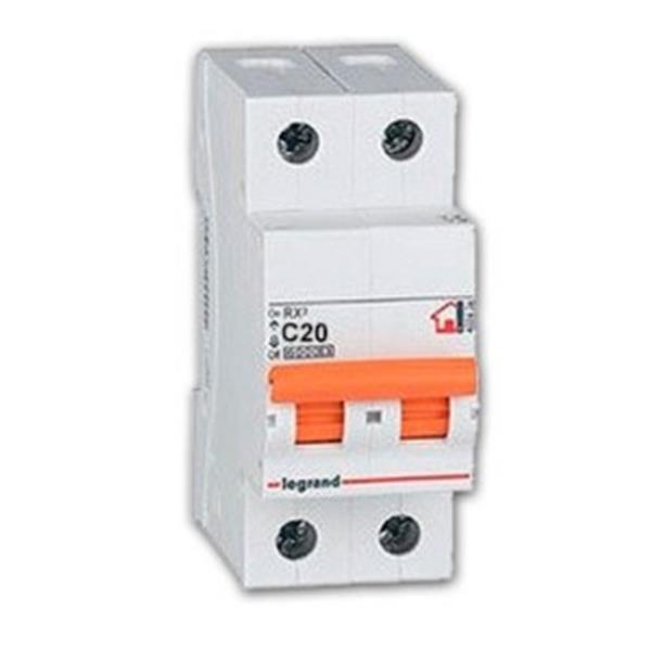 LEGRAND 419927 Magnetotérmico vivienda RX3 1P + N 6kA 20A