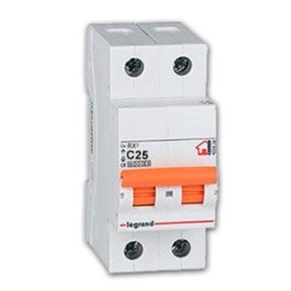 LEGRAND 419928 Magnetotérmico vivienda RX3 1P + N 6kA 25A