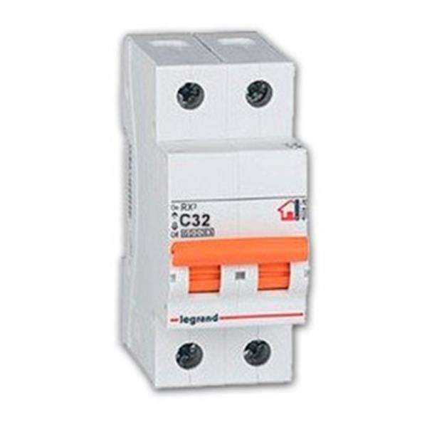 LEGRAND 419929 Magnetotérmico vivienda RX3 1P + N 6kA 32A