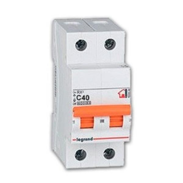 LEGRAND 419930 Magnetotérmico vivienda RX3 1P + N 6kA 40A